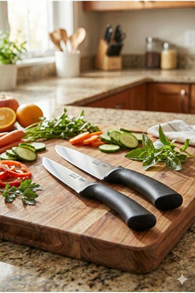 Homerest Professional 2-Piece Kitchen Knife Set High Carbon Stainless Steel C...
