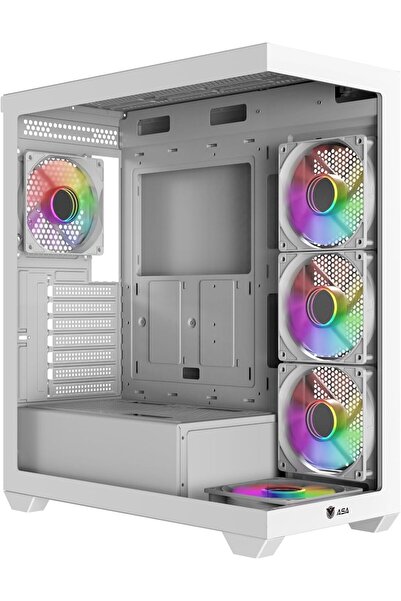 ASA ULTRA V2 Computer Case - Glass Front, Modern I/O Ports (Type-C), Excellen...