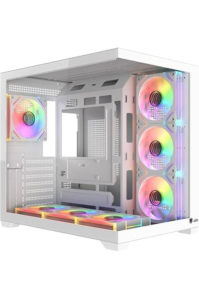 ASA ELITE Computer Case - Gaming Case with ARGB Lighting, Mini-ITX/Micro-ATX ...