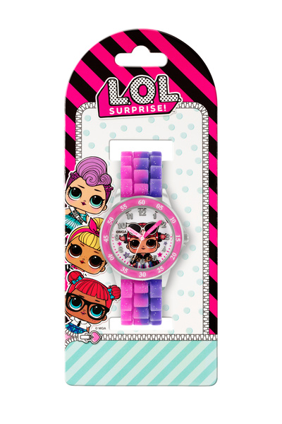 MGA LOL Surprise Pink/ purple Silicon Strap Watch
