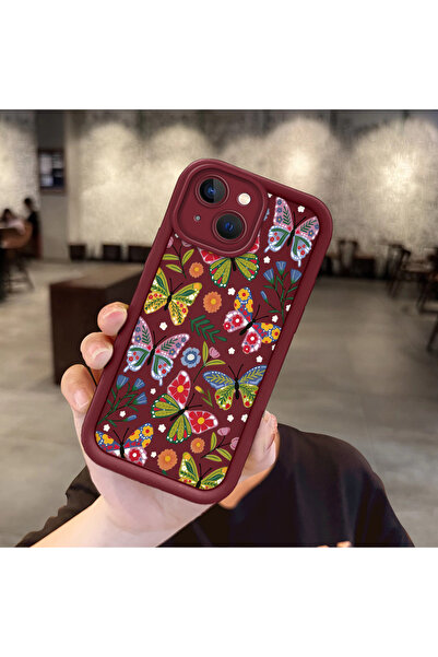 ucuc حافظة بنمط نوستالجي متوافقة مع هاتف iPhone 15 Plus مصنوعة من السيليكون ا...