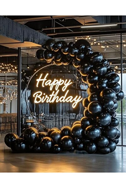 GAMER مجموعة بالونات جيمار الاحترافية باللون الأسود المعدني - 20 قطعة (26 سم ...