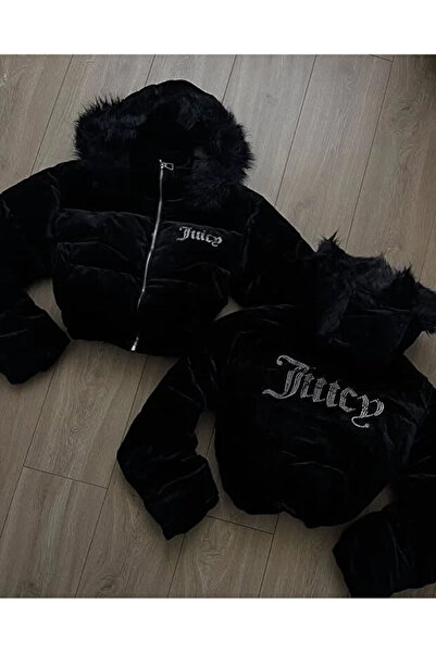 Gofeel Ophella Juicy Yazı Nakışlı Kısa Şişme Mont