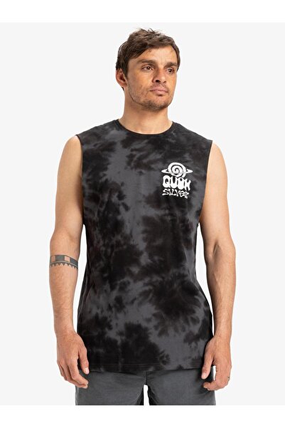 Quiksilver Td Cosmic Vibrations Muscle Men's Black T-Shirt Men's T-Shirt Eqyz...