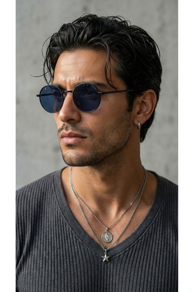 Olivier Philippe Bl303 Blue 44 Sunglasses