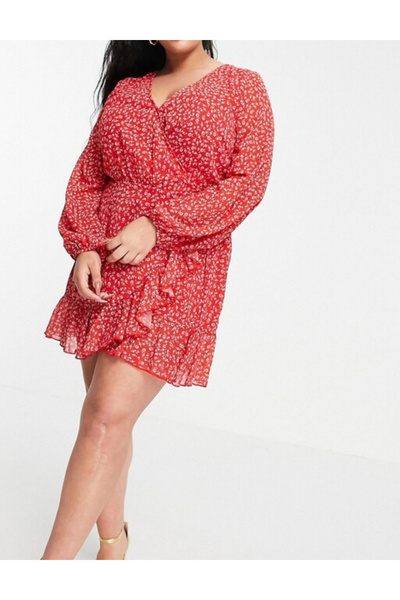 IN THE STYLE IN THE STYLE mini dress, red