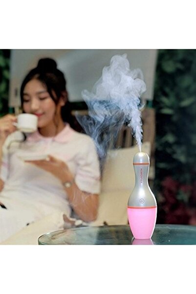 Generic Portable bowling bottle-shaped air humidifier with colorful lighting ...