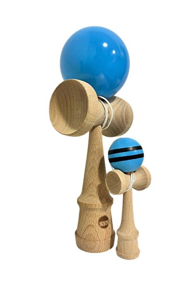 OEM Giant Blue Kendama + Mini Blue Kendama
