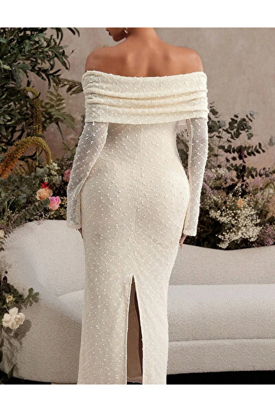 Sheya Sheya midi dress, cream