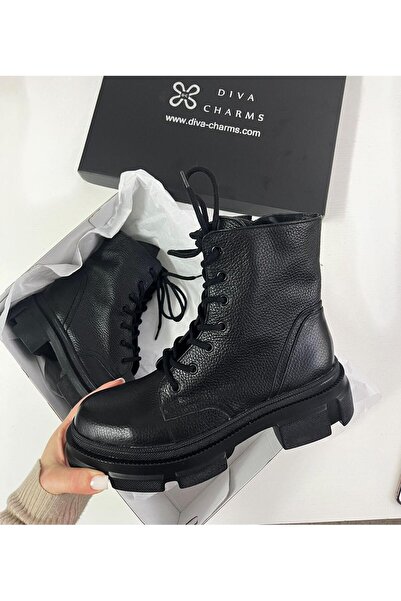 DIVA CHARMS Buffalo leather boots