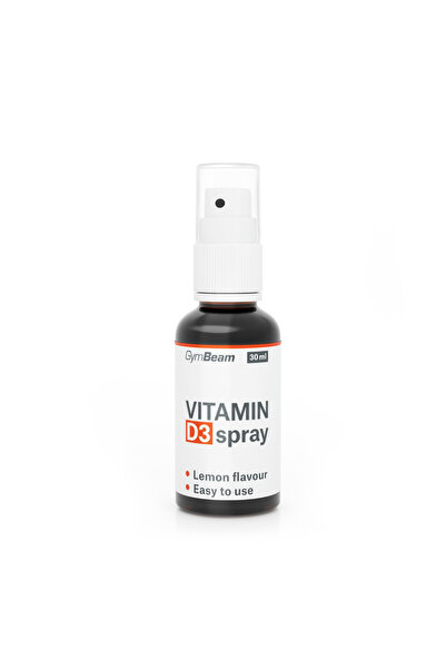 GymBeam Vitamina D3 Spray 1000 UI, 30 ml, lamaie