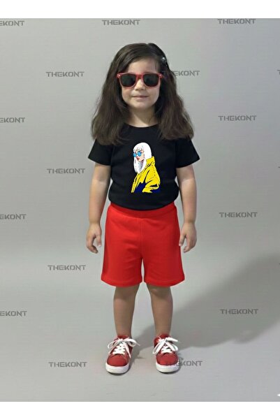 THEKONT SET DE VARĂ PENTRU COPII - TOP, T-SHIRT, PANTALONI SCURTĂ IMPRIMATI -...