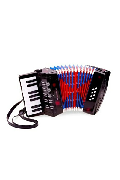 NO BRAND Children's Accordion UC-104 17 Keys/ 8 Basses 4 Colors - Black
