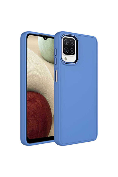 Giz Story غطاء سيليكون GZST Luna لهاتف Galaxy M32 مع إطار معدني وتصميم أزرار ...