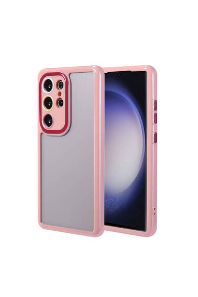 Giz Story Galaxy S23 Ultra Case with Camera Protection Colorful Edge and Fram...