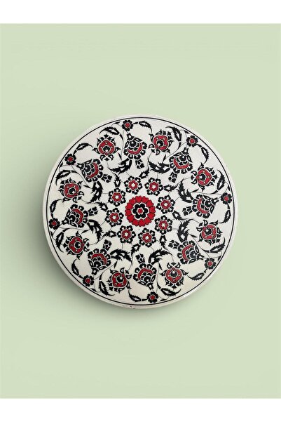 Eren Çini Seramiği Handmade Tile Patterned Ceramic Trivet - Heat Resistant, 1...