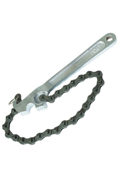 VERKE Oil filter wrench with chain, 120-220mm, V86216,