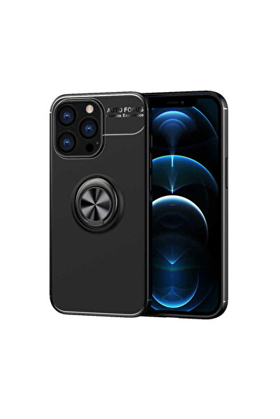 Giz Story حافظة سيليكون GZST Ravel متوافقة مع هاتف iPhone 13 Pro Max - أسود