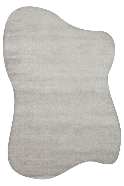 Halımax Zen Amorf 01 Grey Özel Kesim Asimetrik Yumuşak Dokulu Hav Vermeyen Sı...