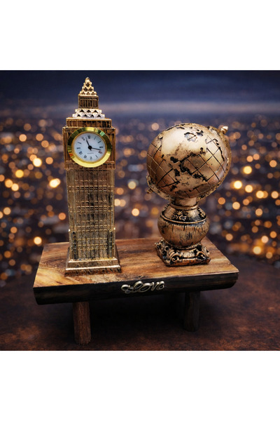 teknohediye Dekoratif London Saat Kulesi Biblo – Şık Masa Üstü ve Raf Dekoras...