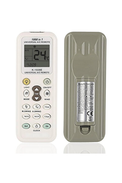 Generic Universal 1000-in-1 AC Remote Control K-1028E, Works with All Brands