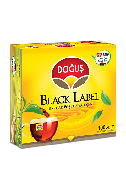 Doğuş Çay Doğuş Black Label Bardak Poşet 100'lü 320 GR.