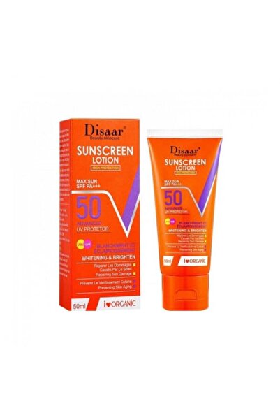 Disaar Moisturizing and Whitening Lotion with Sunscreen SPF 50 from 50ml