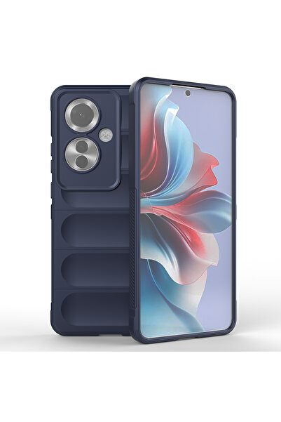 Giz Story حافظة Reno 11F 5G من السيليكون المرن بتصميم سطح خلفي مجوف من مادة T...