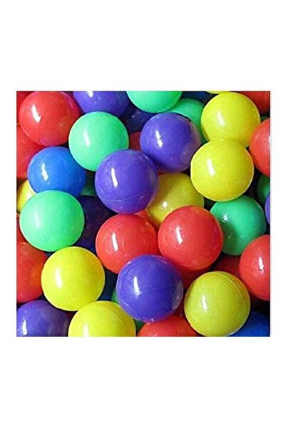 MAAS ٥٠ كرة بلاستيكية ناعمة ملونة للعب بالمحيط