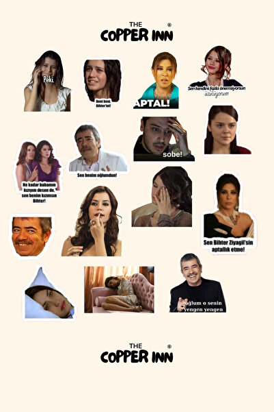 The Copper Inn مجموعة ملصقات شخصيات ونسخ طبق الأصل من سلسلة أشحاب الميمنو مكو...