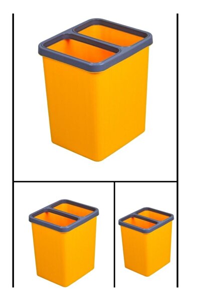 Mas 3 Pieces Trash Bins for Office and Rooms 21 Liters