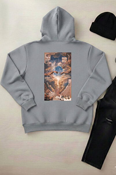 OXVİN Adam's A Fool - Унисекс суитшърт с качулка, джоб тип кенгуру и 3-слойна...