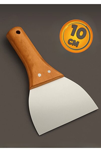 Duyar DYR 304 Ahşap Saplı Yay Çeliği Boya Sıva Macun Spatula 10 cm