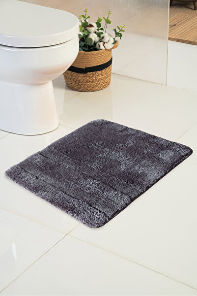 Moda Dekor Akrilik Brinita Antrasit 55x50 cm Banyo Paspası