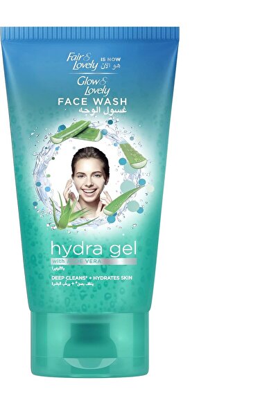 Glow & Lovely غسول الوجه جل مرطب مع خلاصة الصبار 150 مل