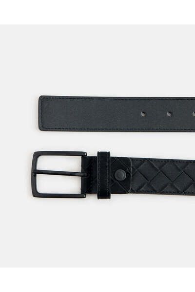 REDTAG Men Black Pu Belt
