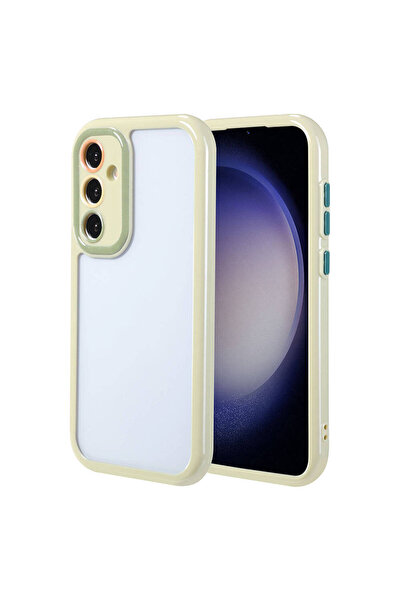 Giz Story Galaxy S23 Case with Camera Protection Colorful Edge and Frame Desi...