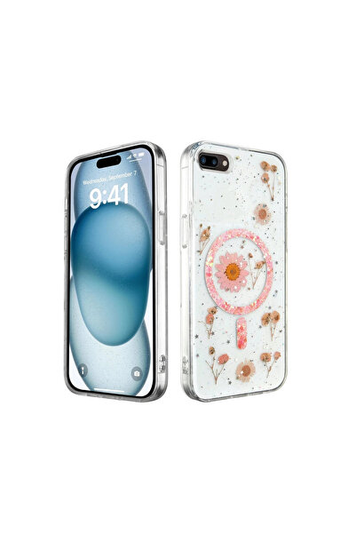 eco port غطاء حماية لهاتف آيفون 7 بلس من ديزى سيلور ماجسيف - وردي