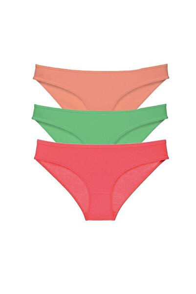 Mestore طقم سراويل داخلية نسائية من الليكرا مكونة من 3 قطع Super Eco 543