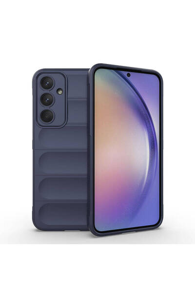 Giz Story حافظة لهاتف Galaxy A35 مصنوعة من مادة TPU المرنة بتصميم سطح خلفي مج...