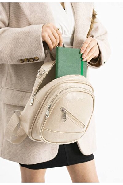 eflanmoda Soft Faux Leather Women's Shoulder and Backpack Bag