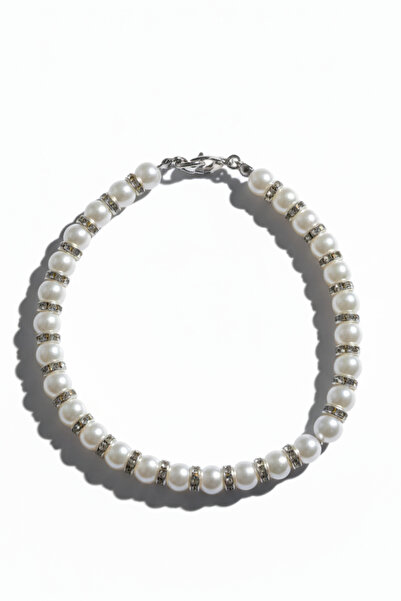 Stoneage قلادة للكلاب مزينة باللؤلؤ - طوق - سلسلة