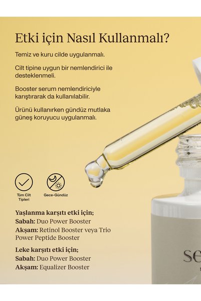 Seniha Skincare Duo Power Booster 30 مل | فيتامين سي | مصل مضاد للشيخوخة والبقع وتفتيح البشرة | لجميع أنواع البشرة