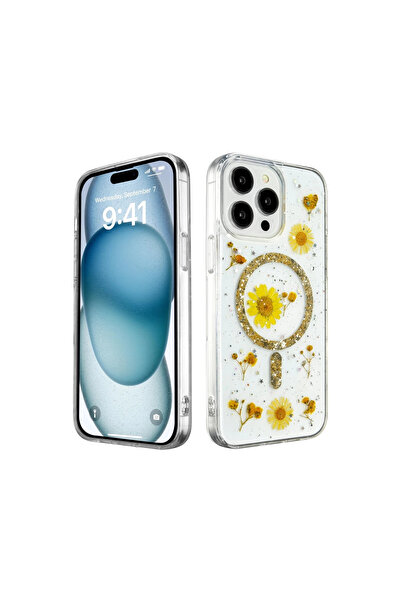 eco port غطاء حماية لجهاز ايفون 14 برو من ديزى سيلفر ماج سيف - ذهبي