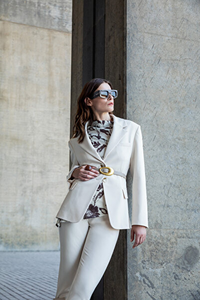 Berrinstore BERRİN EKRU BLAZER CEKET