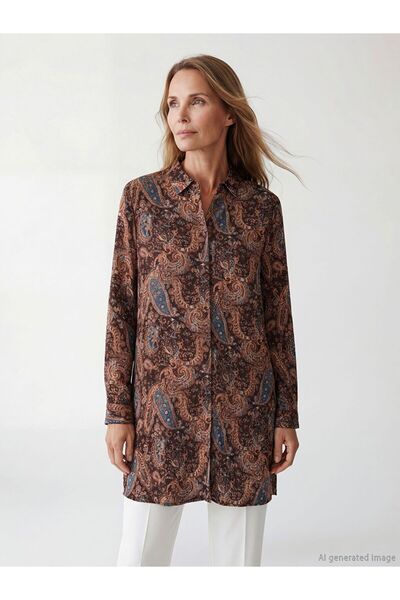 LC Waikiki Patterned Women's Shirt Tunic
