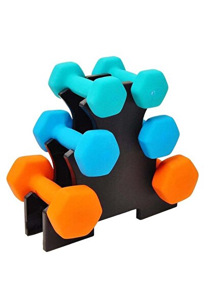 MAAS معدات اللياقة البدنية - رف دمبل ثلاثي الطبقات