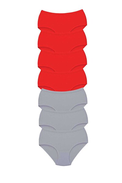 Mestore 7 Pieces Tutku Women's High Waist Bato Thick Rubber Panties S6