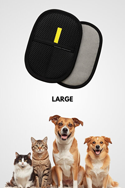 Bimotif Kedi köpek tüy, kıl ve tiftik toplama eldiveni, 20x15 cm (Her yüzeye ...