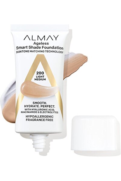 ALMAY كريم أساس سمارت شيد المضاد للشيخوخة مع حمض الهيالورونيك والنياسيناميد